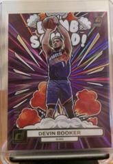 Devin Booker [Purple] #5 Basketball Cards 2023 Panini Donruss Bomb Squad Prices