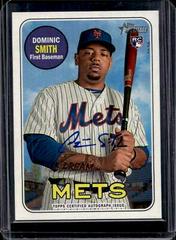 Dominic Smith #DS Baseball Cards 2018 Topps Heritage Real One Autographs Prices