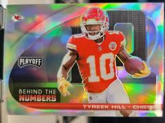 Tyreek Hill #BTN-THI Football Cards 2021 Panini Playoff Behind the Numbers Prices