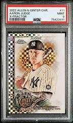 Aaron Judge [Xfractor] #11 Baseball Cards 2022 Topps Allen & Ginter Chrome Prices