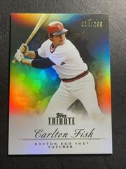 Carlton Fisk [Gold] #19 Baseball Cards 2012 Topps Tribute Prices