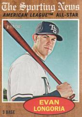 Evan Longoria #468 Baseball Cards 2011 Topps Heritage Prices