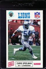 Chris Spielman #4 Football Cards 1989 Lions Police Prices