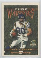 Cris Carter #TW12 Football Cards 1996 Topps Turf Warriors Prices