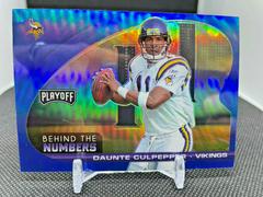 Daunte Culpepper [Blue] #BTN-DCU Football Cards 2021 Panini Playoff Behind the Numbers Prices