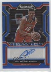 Orlando Robinson [Blue] #CP-ORO Basketball Cards 2022 Panini Prizm Draft Picks College Penmanship Autographs Prices