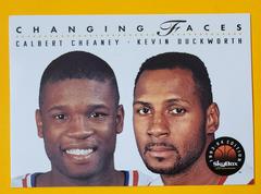 Calbert Cheaney/Kevin Duckworth [Changing Faces] #318 Basketball Cards 1994 SkyBox Prices