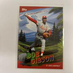 Bob Gibson [Bright Red] Baseball Cards 2023 Topps X Bob Ross The Joy Of Painting the Corners Prices