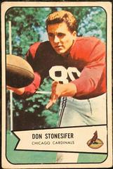 Don Stonesifer Football Cards 1954 Bowman Prices