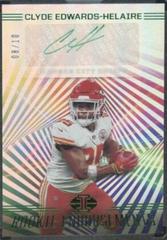 Clyde Edwards Helaire [Green] #RE11 Football Cards 2020 Panini Illusions Rookie Endorsements Autographs Prices