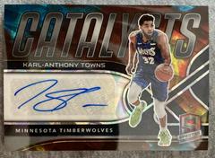 Karl Anthony Towns [Astral] #CAS-KAT Basketball Cards 2021 Panini Spectra Catalysts Signatures Prices