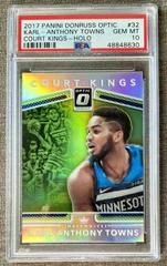 Karl Anthony Towns [Holo] #32 Basketball Cards 2017 Panini Donruss Optic Court Kings Prices