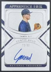 Curtis Mead #AI-CM Baseball Cards 2022 Panini National Treasures Apprentice Ink Autographs Prices