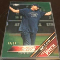 James Taylor [Green Refractor] Baseball Cards 2016 Topps Chrome First Pitch Prices