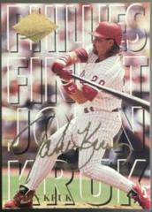 John Kruk #6 Baseball Cards 1994 Ultra Phillies Finest Prices