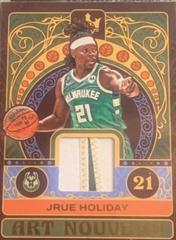 Jrue Holiday [Prime] #AN-JRN Basketball Cards 2022 Panini Court Kings Art Nouveau Prices