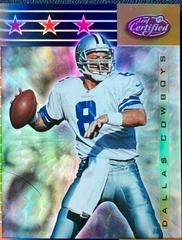 Troy Aikman [Mirror Gold] #155 Football Cards 1999 Leaf Certified Prices