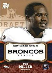 Von Miller [Gold] Football Cards 2011 Topps Rising Rookies Prices