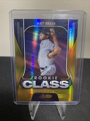 Matt Brash [Spectrum Gold] Baseball Cards 2022 Panini Absolute Rookie Class Prices
