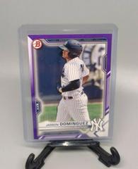 Jasson Dominguez [Purple] #BP-13 Baseball Cards 2021 Bowman Paper Prospects Prices