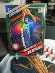 Joel Embiid [Green Flood] Basketball Cards 2020 Donruss Complete Players Prices