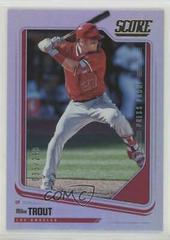 Mike Trout [Press Proof] Baseball Cards 2018 Panini Chronicles Score Prices