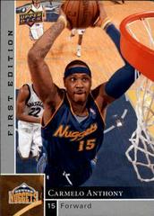 Carmelo Anthony #36 Basketball Cards 2009 Upper Deck First Edition Prices