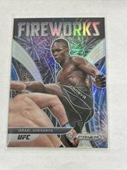 Israel Adesanya [Silver] Ufc Cards 2022 Panini Prizm UFC Fireworks Prices
