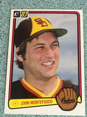 John Montefusco Baseball Cards 1983 Donruss Prices