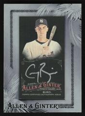 Greg Bird [Silver Frame] Baseball Cards 2016 Topps Allen & Ginter Framed Mini Autographs Prices