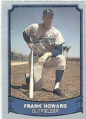 Frank Howard #17 Baseball Cards 1988 Pacific Legends Prices