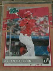 Dylan Carlson #RP-10 Baseball Cards 2020 Panini Donruss Rated Prospects Prices