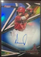Adrian Placencia [Blue] Baseball Cards 2022 Bowman's Best of Autographs Prices