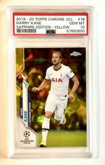 Harry Kane [Yellow] Soccer Cards 2019 Topps Chrome UEFA Champions League Sapphire Prices