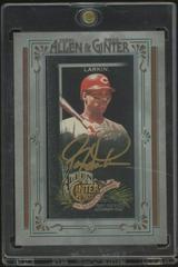 Barry Larkin [X Gold Ink] #MA-BLA Baseball Cards 2022 Topps Allen & Ginter Mini Autographs Prices