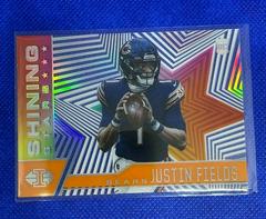 Justin Fields [Orange] #SS-14 Football Cards 2021 Panini Illusions Shining Stars Prices
