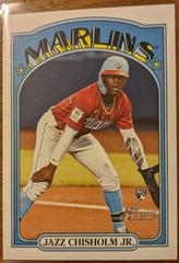 Jazz Chisholm Jr. [Throwback] #665 Baseball Cards 2021 Topps Heritage Prices