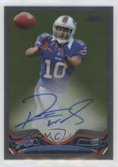 Robert Woods [Catching Autograph] Football Cards 2013 Topps Chrome Prices