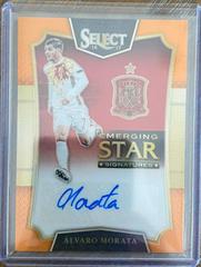 Alvaro Morata [Orange] Soccer Cards 2016 Panini Select Emerging Star Signatures Prices