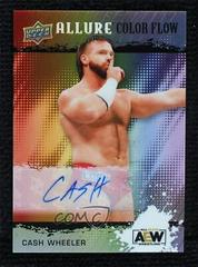 Cash Wheeler [Full Rainbow Autograph] #R-4 Wrestling Cards 2022 Upper Deck Allure AEW Color Flow Prices