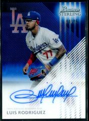 Luis Rodriguez [Blue] #STA-LRZ Baseball Cards 2022 Bowman Sterling Tek Autographs Prices