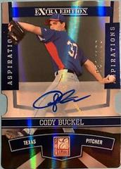 Cody Buckel [Aspirations Autograph] #30 Baseball Cards 2010 Donruss Elite Extra Edition Prices