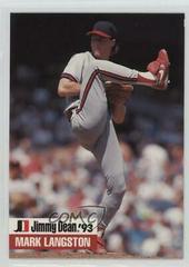 Mark Langston Baseball Cards 1993 Jimmy Dean Prices