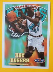 Roy Rogers #158 Basketball Cards 1997 Hoops Prices