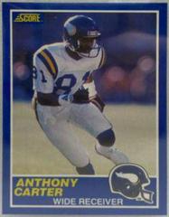 Anthony Carter Football Cards 1989 Panini Score Prices