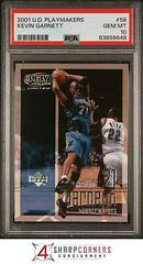 Kevin Garnett Basketball Cards 2001 Upper Deck Playmakers Prices