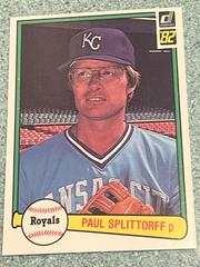 Paul Splittorff #464 Baseball Cards 1982 Donruss Prices