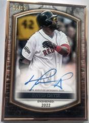 David Ortiz Baseball Cards 2023 Topps Museum Collection Hall of Fame Autographs Prices