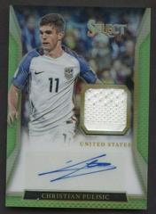 Christian Pulisic [Green] Soccer Cards 2016 Panini Select Jersey Autographs Prices