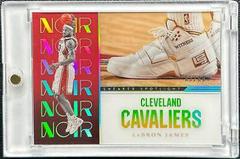 LeBron James #3 Basketball Cards 2022 Panini Noir Sneaker Spotlight Prices